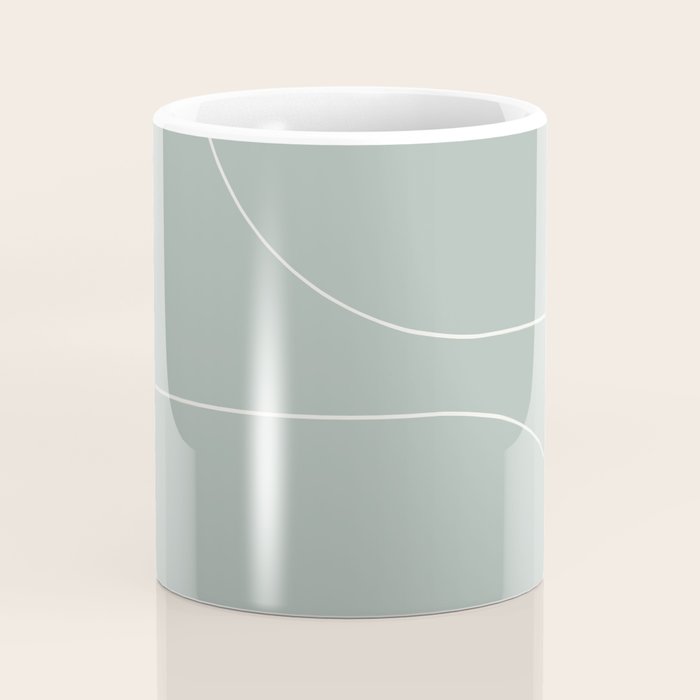 Modern Minimal Line Abstract XXXIX Coffee Mug Gallery Image 4