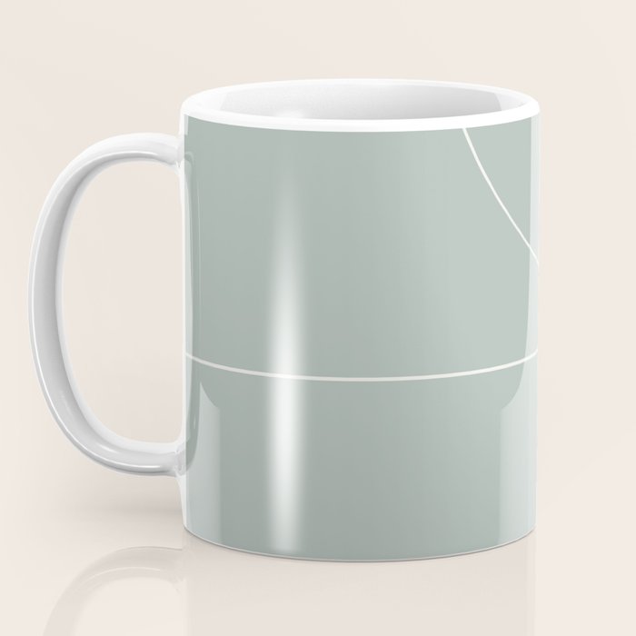 Modern Minimal Line Abstract XXXIX Coffee Mug Gallery Image 3