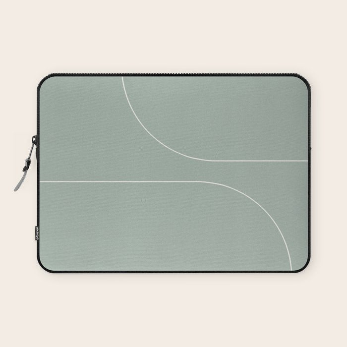 Modern Minimal Line Abstract XXXIX Laptop Sleeve Gallery Image 1