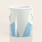 Whimsy Polar Bear, Animal Portrait Coffee Mug Gallery Image 4