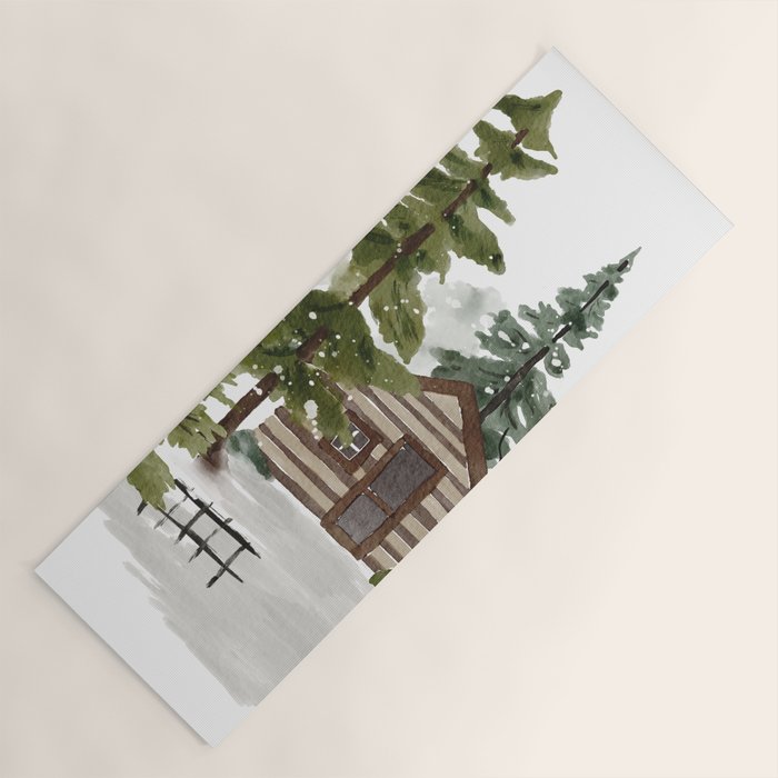 Cozy In Pines Yoga Mat Gallery Image 1