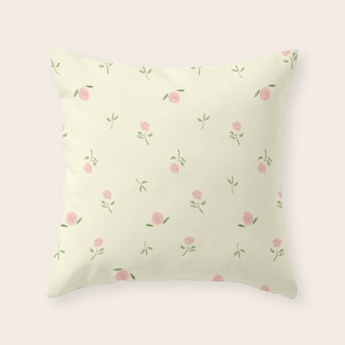 Dainty Dreams Throw Pillow Gallery Image 1