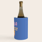 Libra Sign in Warm Blue | Zodiac Series Wine Chiller Gallery Image 3