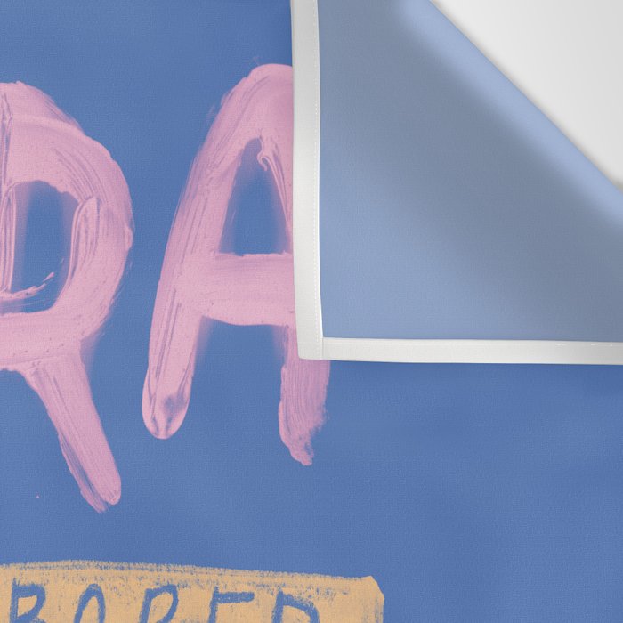 Libra Sign in Warm Blue | Zodiac Series Wall Tapestry Gallery Image 3