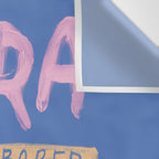 Libra Sign in Warm Blue | Zodiac Series Wall Tapestry Gallery Image 3