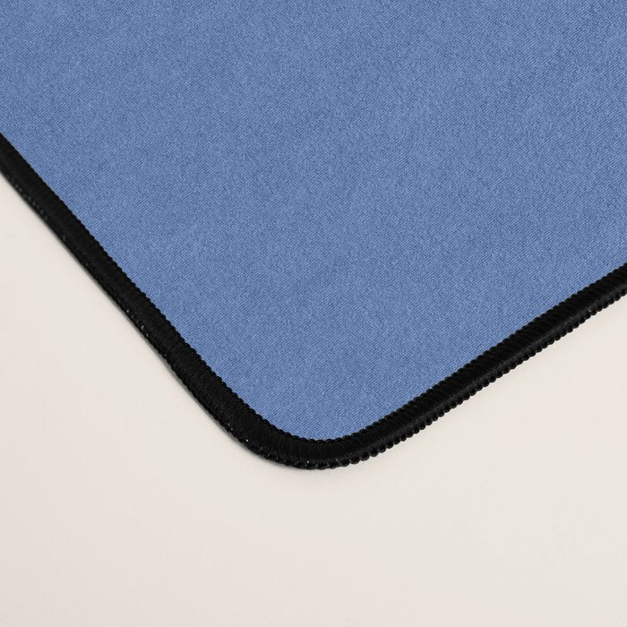 Libra Sign in Warm Blue | Zodiac Series Desk Mat Gallery Image 4