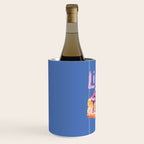 Libra Sign in Warm Blue | Zodiac Series Wine Chiller Gallery Image 2