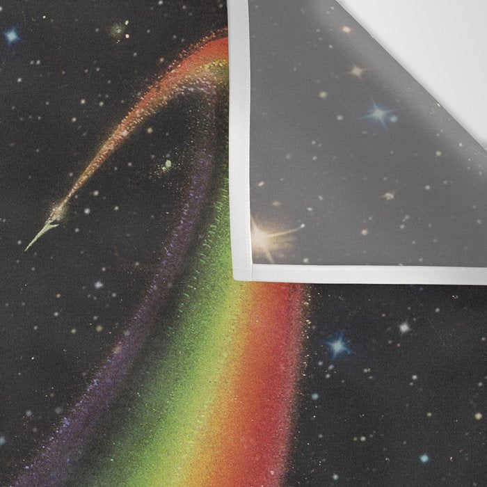 Retro Cosmic Rainbow Roller Skating Wall Tapestry Gallery Image 3