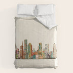 houston texas skyline Comforter Gallery Image 6