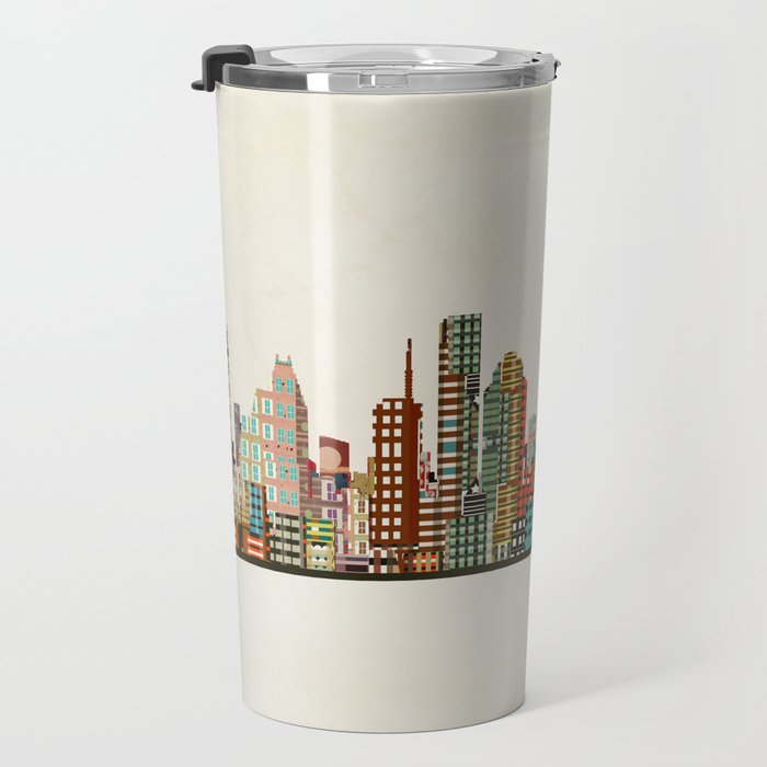 houston texas skyline Travel Mug Gallery Image 3