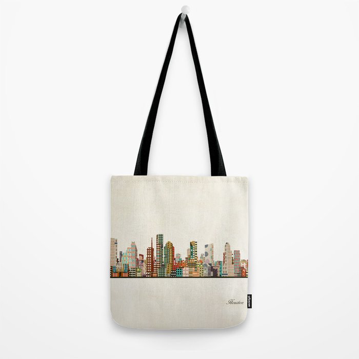 houston texas skyline Tote Bag Gallery Image 2