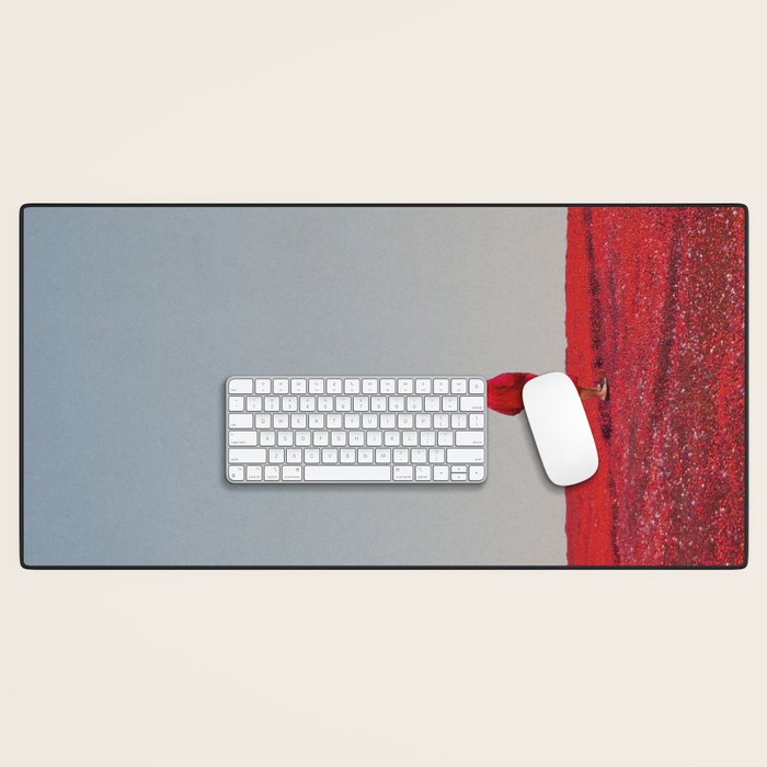 Everything was Red Desk Mat Gallery Image 1