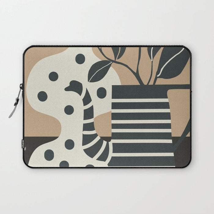 Teapot Garden 8 Laptop Sleeve Gallery Image 1