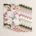 Vintage & Shabby Chic - Pastel Pink Botanical Summer Roses Garden Wrapping Paper Gallery Image 3