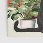 Black Cat And House Plants 3 Poster Gallery Image 3