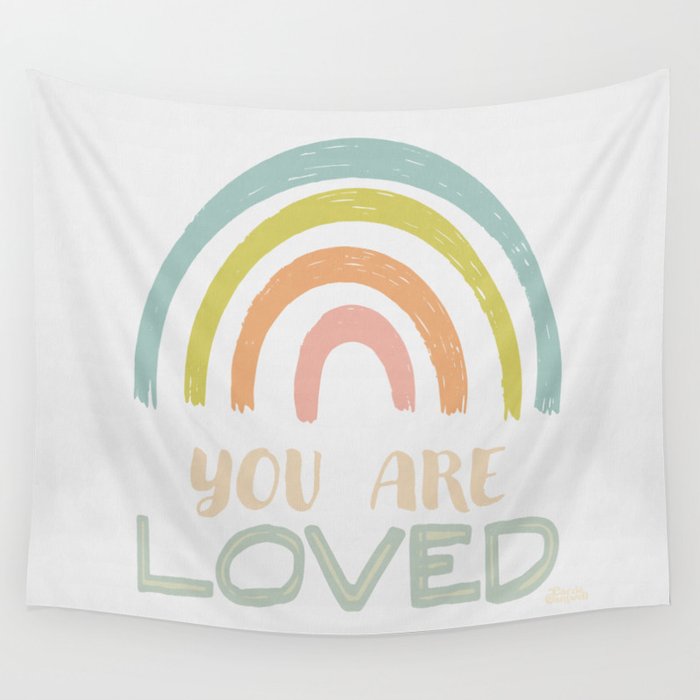 You Are Loved Wall Tapestry Gallery Image 4
