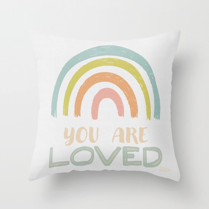 You Are Loved Throw Pillow Gallery Image 6
