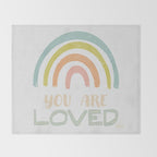 You Are Loved Throw Blanket Gallery Image 2