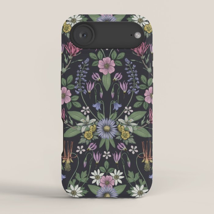 Mount Rainier Wildflowers iPhone Case Gallery Image 2
