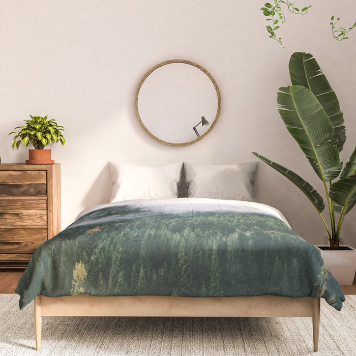 Forest Fog VIII Comforter Gallery Image 3