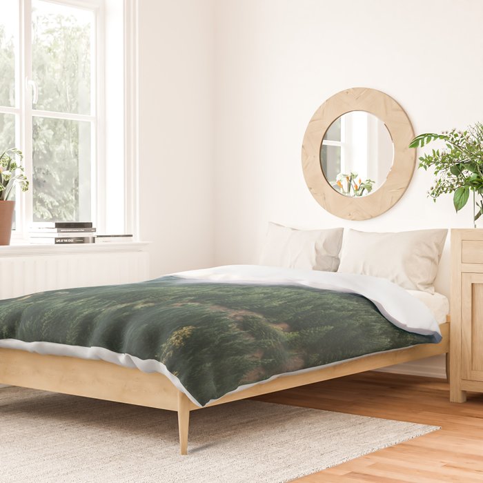Forest Fog VIII Duvet Cover Gallery Image 2