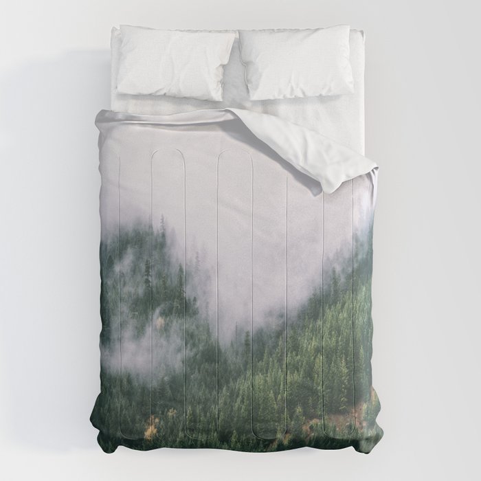 Forest Fog VIII Comforter Gallery Image 6