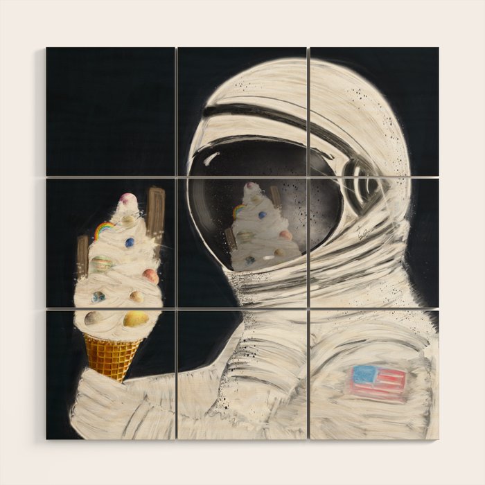 space cone Wood Wall Art Gallery Image 1