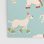 Retro Christmas - Winter Dogs Poster Gallery Image 3