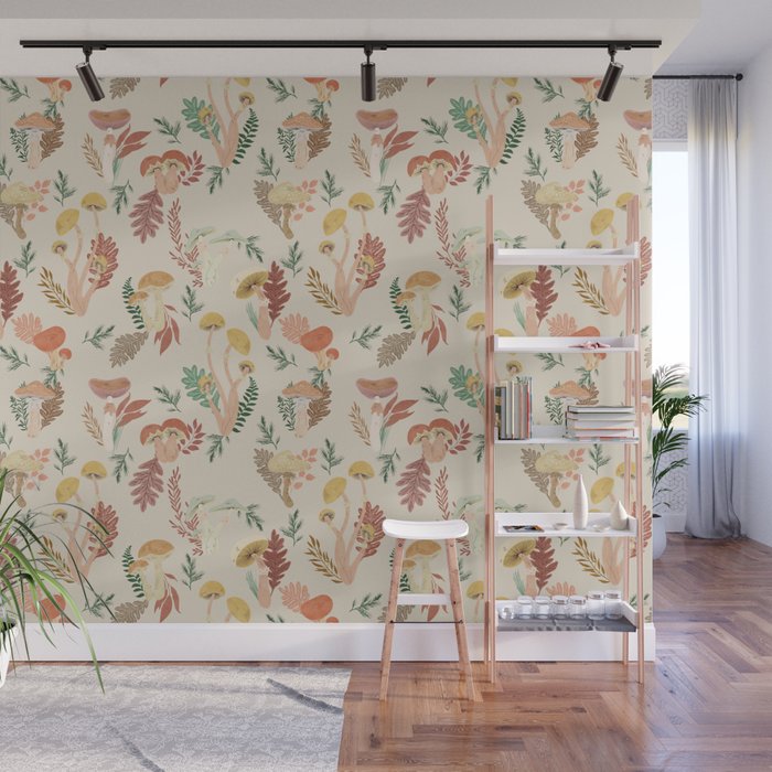 Wild mushrooms I Wall Mural Gallery Image 1