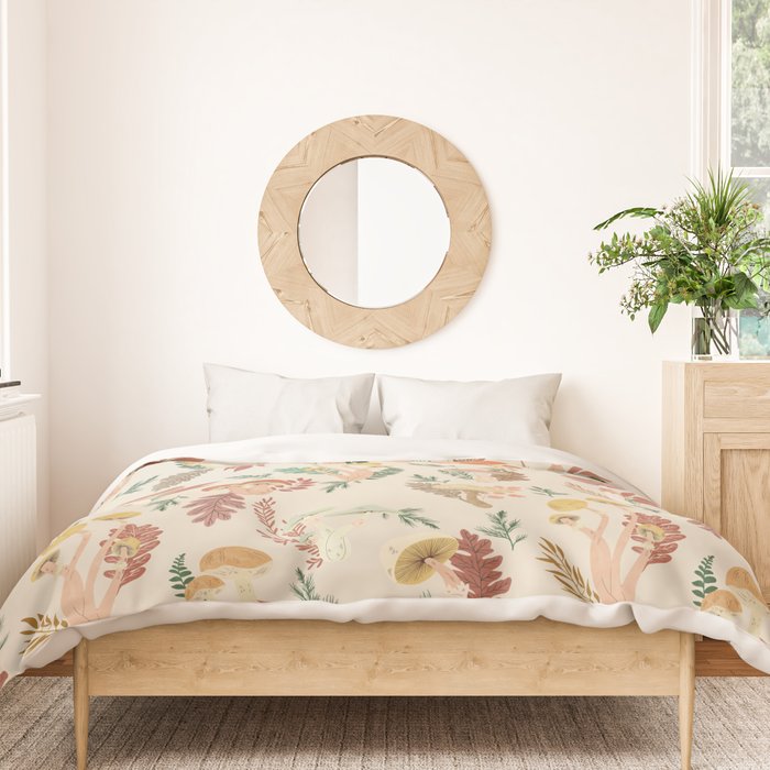 Wild mushrooms I Duvet Cover Gallery Image 3
