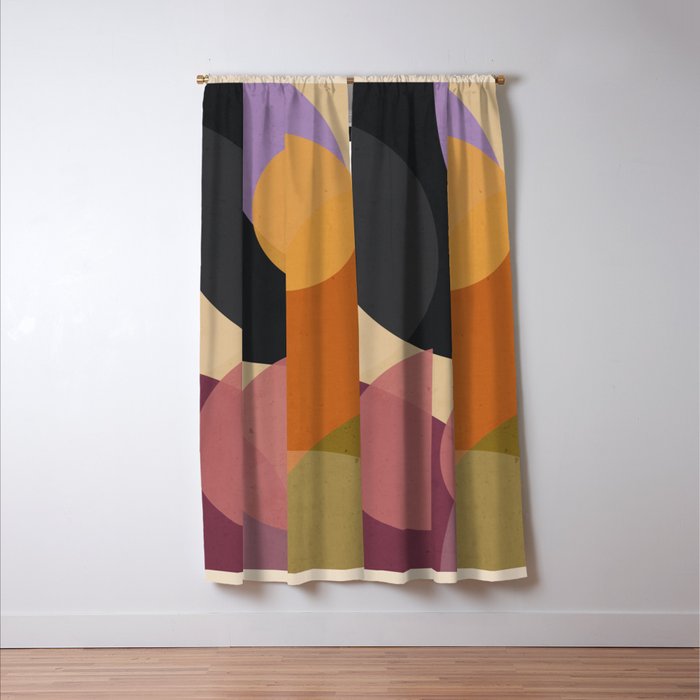 Modern Abstract Art 80 Window Curtain Gallery Image 3