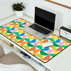Mid Century Modern Shapes - Multi Color Desk Mat Gallery Image 2