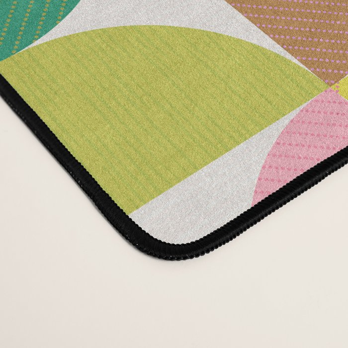 Mid Century Modern Shapes - Multi Color Desk Mat Gallery Image 4