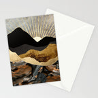 Copper and Gold Mountains Stationery Card Gallery Image 2
