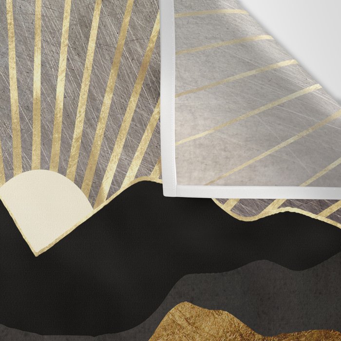 Copper and Gold Mountains Wall Tapestry Gallery Image 3