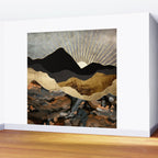 Copper and Gold Mountains Wall Mural Gallery Image 2