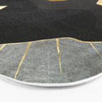Copper and Gold Mountains Bath Mat Gallery Image 3