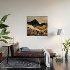 Copper and Gold Mountains Wood Wall Art Gallery Image 2