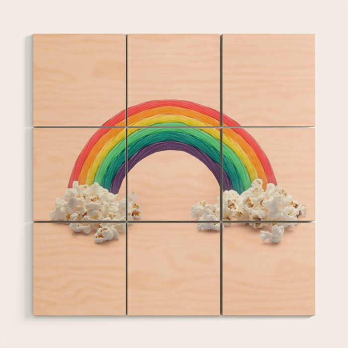 RAINBOW CANDY  Wood Wall Art Gallery Image 1