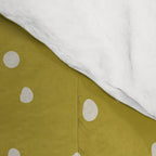 Chartreuse Snow Dots Comforter Gallery Image 4