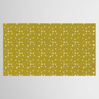 Chartreuse Snow Dots Tablecloth Gallery Image 2