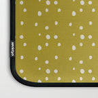 Chartreuse Snow Dots Laptop Sleeve Gallery Image 3