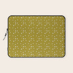 Chartreuse Snow Dots Laptop Sleeve Gallery Image 1