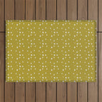 Chartreuse Snow Dots Outdoor Rug Gallery Image 1
