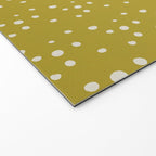 Chartreuse Snow Dots Welcome Mat Gallery Image 2
