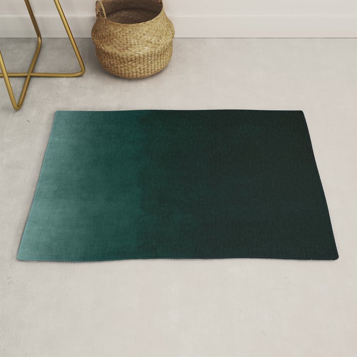 Ombre Emerald Rug Gallery Image 1
