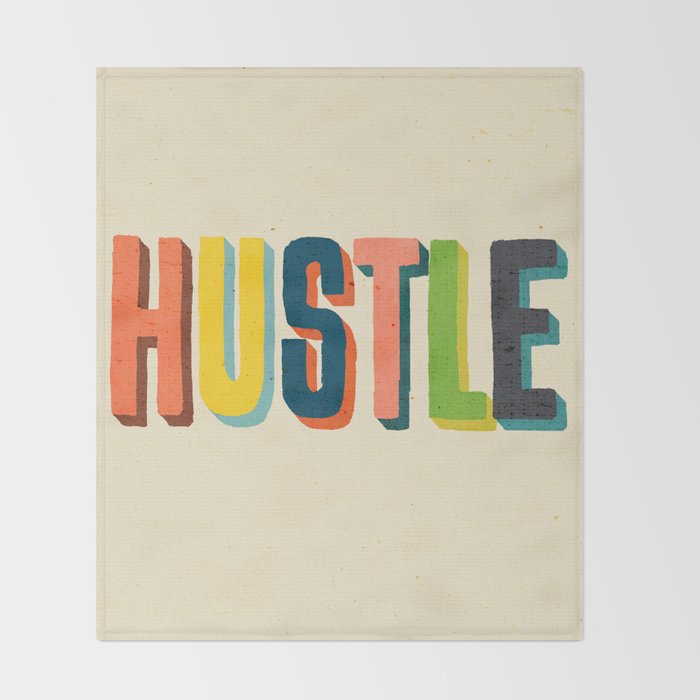 Hustle Throw Blanket Gallery Image 2