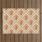 Mushrooms and Moons - Light Outdoor Rug Gallery Image 1