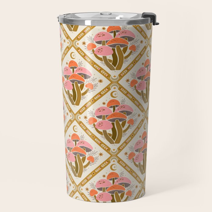 Mushrooms and Moons - Light Travel Mug Gallery Image 2
