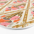 Mushrooms and Moons - Light Bath Mat Gallery Image 3